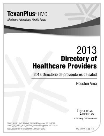 This Provider Directory lists the doctors and pr