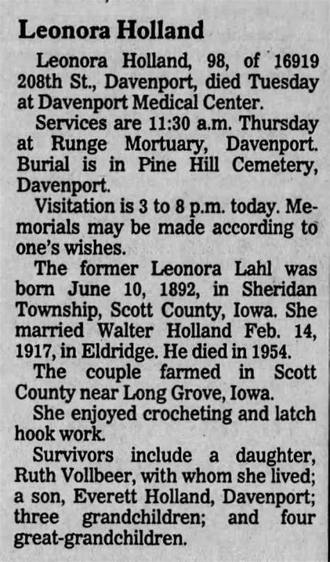 Moline il dispatch newspaper obituary. May 3, 1967 - October 26, 2023. Corena Kay Ferguson, 56, of Milan, passed away peacefully on Thursday, October 26, 2023, at her home surrounded by her family. Visitation will be 4:00 - 6:30 p.m ... 