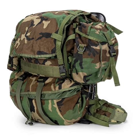 Molle ii main pack.  Issue MOLLE II Woodland Rucksack, Used The MOLLE W...