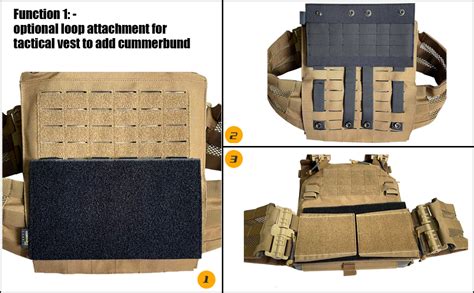 Molle panel. 5" loop panel is designed to transform any MOLLE platform into a hook/...