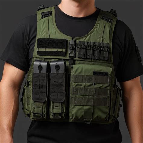 Molle webbing vest.  This maximizes carrying capacity and allows easy access...