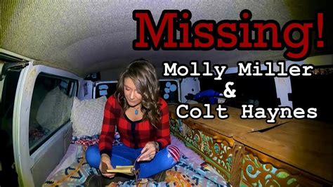 Molly miller and colt haynes. LOVE COUNTY, Okla. (KXII) - It’s been 9.5 years since Molly Miller and Colt Haynes disappeared after a car chase in Wilson. Despite the time that’s passed, family is still actively searching ... 