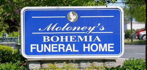 May 15, 2023 · Moloney’s Port Jefferson Station Funeral Home. 523 Route 112 · Port Jefferson Station, New York 11776 (631) 473-3800. Moloney’s Bohemia Funeral Home. 1320 Lakeland Avenue · Bohemia, New York 11716 (631) 589-1500. Moloney-Sinnicksons Funeral Home and Cremation Center. 203 Main Street · Center Moriches, NY 11934 (631) 878-0065 . 