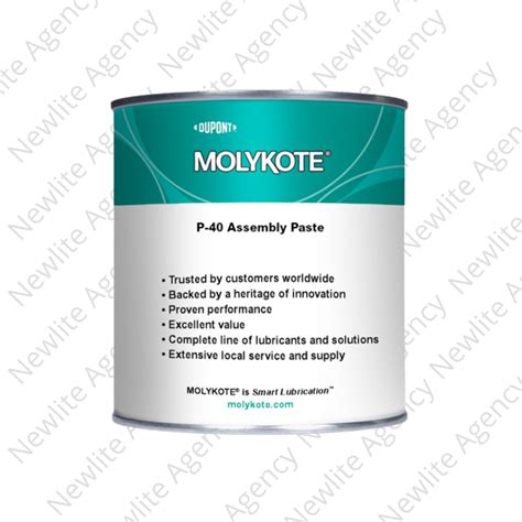 Molykote p40.  Description MOLYKOTE&reg; P-40 (S) Paste can be used fo...