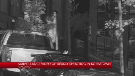 Moments leading up to deadly Oakland Koreatown shooting caught on video