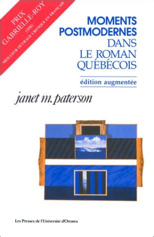 Moments postmodernes dans le roman québécois. - Komatsu wa500 6 galeo radlader service reparaturanleitung.