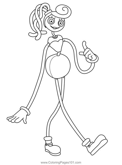 Mommy Long Legs Coloring Shee