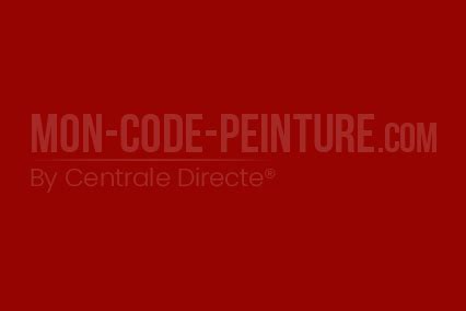 Mon code peinture