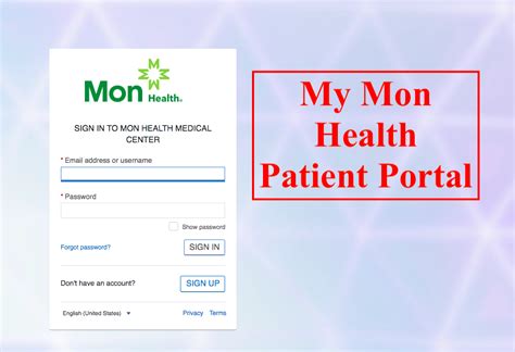 Mon health patient portal. Mon Health is a non-profit healthcare organization that offers a patient portal for patients to access their medical records, communicate with their providers, and manage their … 