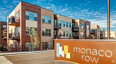 Monaco row apartments. Contact Property. Monaco Row. 4665 South Monaco Street. Denver, CO 80237 