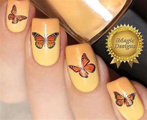 Monarch Butterfly Nail - Etsy