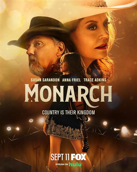 Monarch movies. Oct 28, 2021 · Academy Award winner Susan Sarandon stars alongside country singer Trace Adkins in the trailer for the new country-music drama Monarch. The series premieres on Fox with a two-night event on Jan ... 