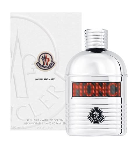 Moncler pour homme. A woody aromatic fragrance, Moncler Pour Homme captures the vibrant natural beauty of an alpine forest. Starting with the exclusive Alpine Green accord for ... 