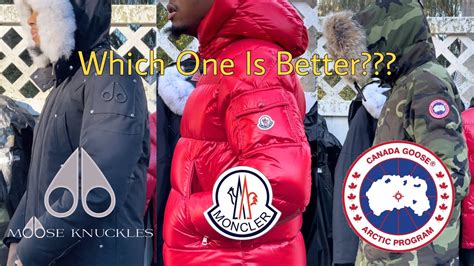 Moncler vs canada goose. Kuhl. 5. Kuhl. Calling all outdoor enthusiasts! Kuhl is a great place to shop if your favorite pieces at Canada Goose are the ones intended for rugged and memorable adventures. The brand’s site features various styles like coats, jackets, fleeces and vests that come in rich, earthy colorways and a wide range of sizes. 