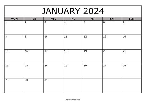 Monday, January 16, 2024