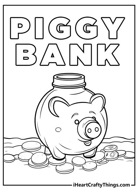 Money Coloring Page