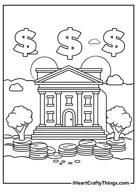 Money Coloring Shee