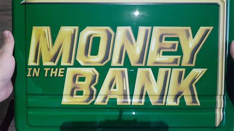 Money in the bank briefcase green unboxing - YouTube