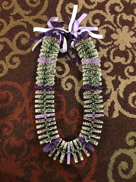 May 24, 2018 - Money leis make for a unique and memorable gift 