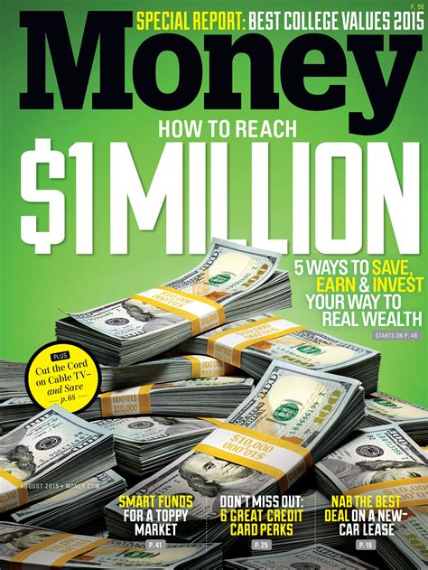 Money magazine. Money Magazine. About Money Magazine: Money is America's personal finance adviser all orders for money include Peak Earning Years bonus section. In a turbulent market, trying to protect and grow your investments requires expert opinion. Each monthly issue of Money offers smart, no-nonsense tips and strategies to make the most of your money. 