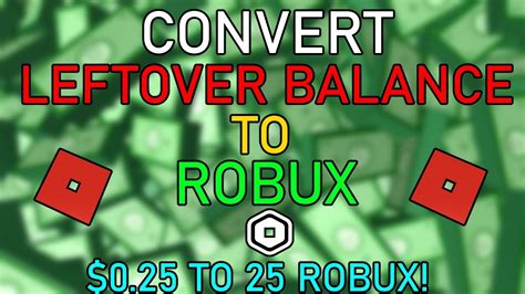 Money to robux ratio. The ROBLOX Trade Currency (or RoblEX) was a section of the site released on November 21, 2008, used to trade both currencies, Robux (abbreviated R$) and Tickets (abbreviated Tix) with different rates. Most casual users used it for converting their currency to buy different goods; however, it was possible to earn money through the Trade Currency by manipulating the ratios and exchanging ... 