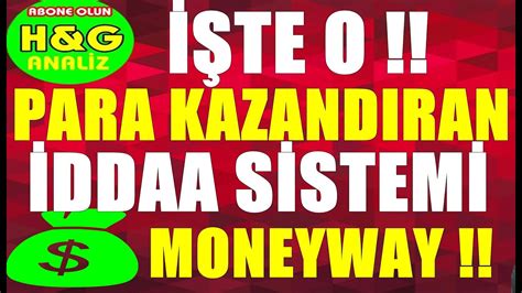 Moneyway iddaa