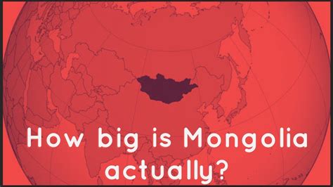 Mongolia - How big is Mongolia 🇲🇳 Actually? - YouTube