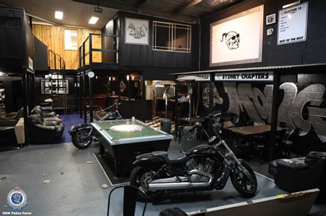 Mongols clubhouse. Police have raided an outlaw motorcycle gang's Sydney clubhouse ahead of the Mongols 'national run' through Victoria from October 11 to 14. 