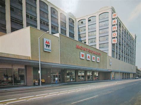Mongomery wards. The former Montgomery Ward Warehouse Complex at 618 West Chicago Avenue is pictured here circa the 1960s. Image: Chicago History Museum, ICHi-173785. The end of the twentieth century would see the decline of two mail order giants: Montgomery Ward and Sears. Though other retail and e-commerce giants have long since taken their place as consumers ... 