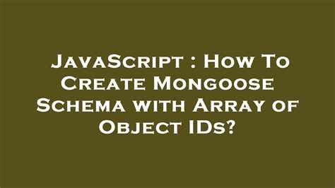 Mongoose add to array.  This option only works when the schema is used in a subdo...