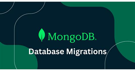 Mongoose migrations. js migration framework that uses MongoDB to keep track of migrations.  0...