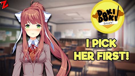 Monika Route!!!!(DDLC Encore MOD)Part 1 - YouTube