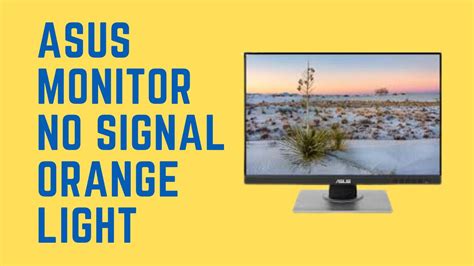 Monitor shows orange light.  When it turns green the computer is sendi...