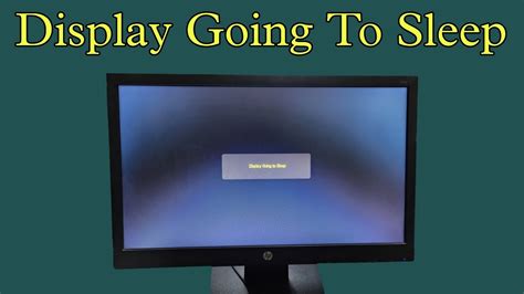 Monitor stuck in sleep mode.  Continuously and regularly maybe every 10 seconds.  It run...