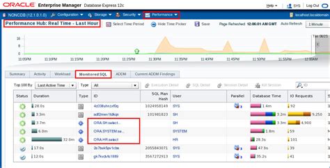 Monitoring Database Operations - Oracle