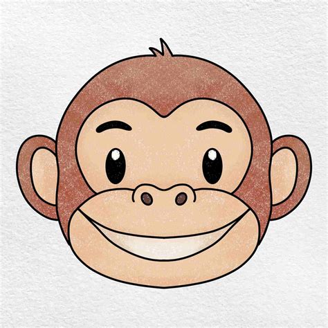 Monkey Drawing Head