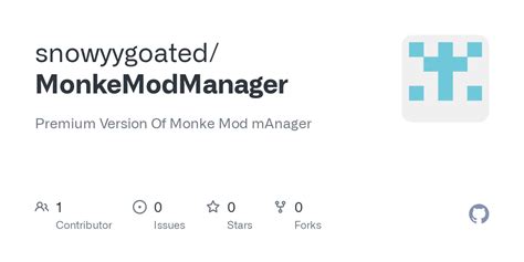 Monkey mod manager. com/DeadlyKitten/MonkeModManagerThe link right above this is the mo...