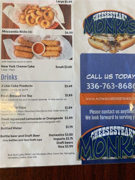 Monks greensboro nc. MONKS Cheesesteaks&Cheeseburgers Llc is in Greensboro, NC. Watch. Home 