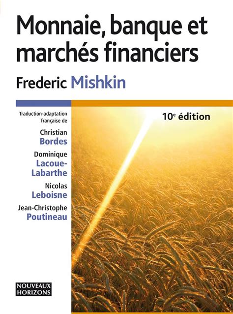 Monnaie banque et marches financiers 10e edition. - The brewers association s guide to starting your own brewery.