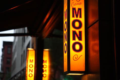 Mono mono nyc. Casa Mono and its sister restaurant, Bar Jamón are located next to each other on Irving Place and 17th Street, just east of Union Square. Skip to main content 52 Irving Place, New York City, NY 10003 (opens in a new tab) 212 253 2773 