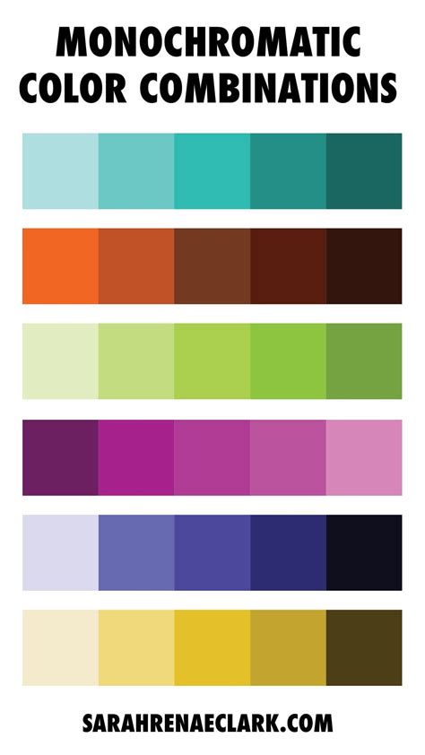 Monochromatic colors generator.  Creating color monochromatic scheme usin...