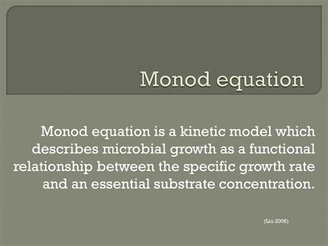 Monod meaning