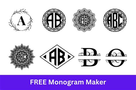 Monogram Maker FREE Online Monogram Generator