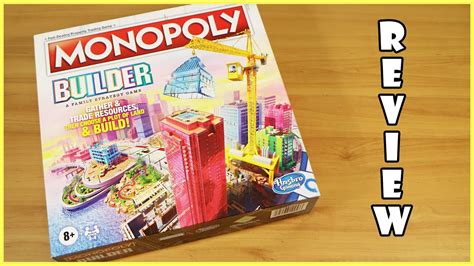 Monopoly Builder Board Game Review! Board Game Night YouTube