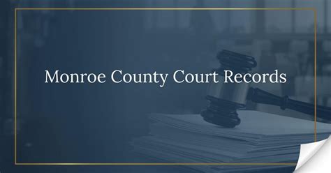 Monroe County Mi Court Records