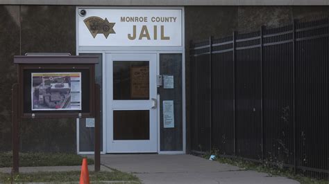 Monroe county jail released report.  Historical data is not available on-line at t...
