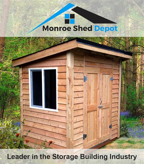 8X12 Standard Shed. Ask about this product. Price: $ 4,979.00. STORE ALL OF YOUR OUTDOOR TOOLS!!! Custom made Western Red Cedar storage shed. Great for storing all your gardening and lawn equipment/supplies. 8' x 12' (W x D) - Wall height is 6 1/2'. 48" Double door opening with heavy duty hardware.