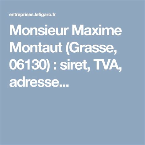 Monsieur Peter Mouche (13016) : siret, siren, TVA, adresse...