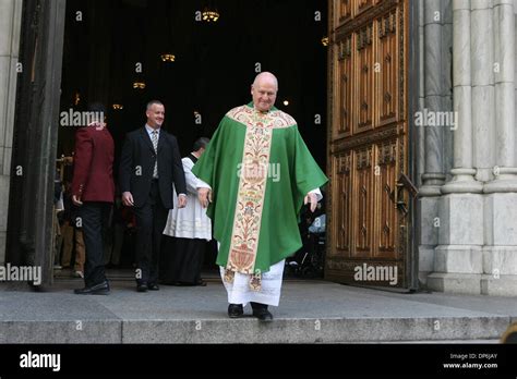 St. Patrick's rector Monsignor Robert Ritchie sets u