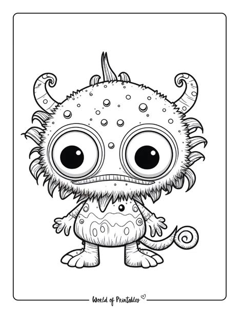 Monster Coloring Pages For Adults